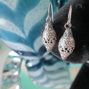 Vintage silver earrings.